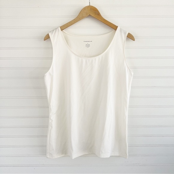 Charter Club stretch tank shape wear top Size Large - Picture 1 of 5